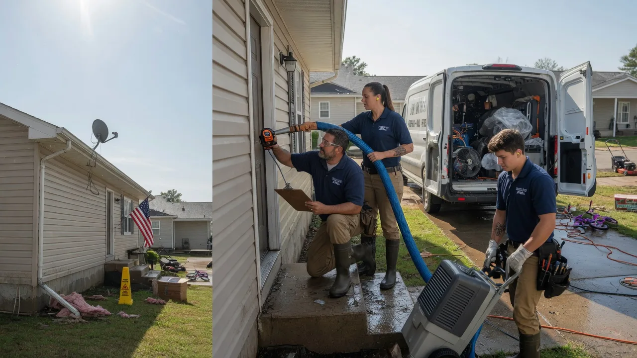 Ceiling Water Damage Restoration in Bonduel, WI near me